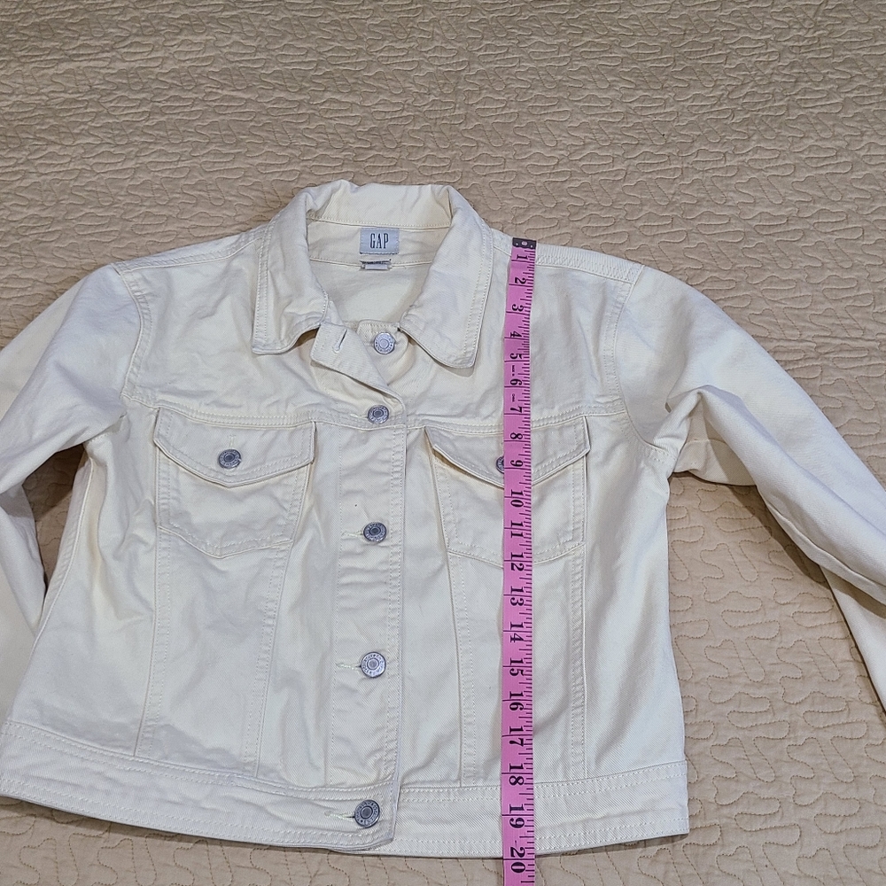 Gap cropped denim jacket size M - Picture 7 of 7